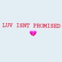 Cover of album LUV ISNT PROMISED  by ℙunkfrmda4